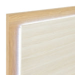 Sterling Queen Bed W/Led NATURAL/WHITE