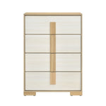 Sterling 5 Drawer Chest NATURAL/WHITE
