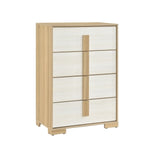 Sterling 5 Drawer Chest NATURAL/WHITE
