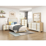 Twin Sterling Bed NATURAL/WHITE