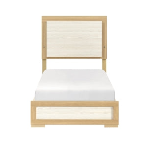 Twin Sterling Bed NATURAL/WHITE