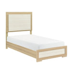 Twin Sterling Bed NATURAL/WHITE