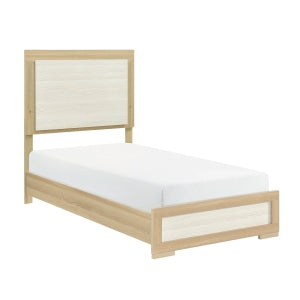 Twin Sterling Bed NATURAL/WHITE