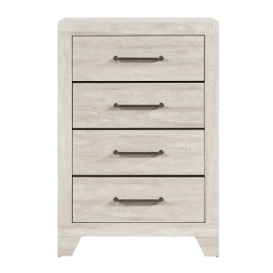 Aspen 5 Drawer Chest DUSTY GREY OAK