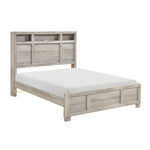 Everett Queen Bed W/LED, Bluetooth Speaker, Usb Charge GREY