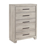 Everett 5 Drawer Chest GREY