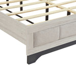 Westport Queen Bed WHITE OAK/GREY