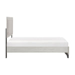 Westport Twin Platform Bed WHITE OAK/GREY