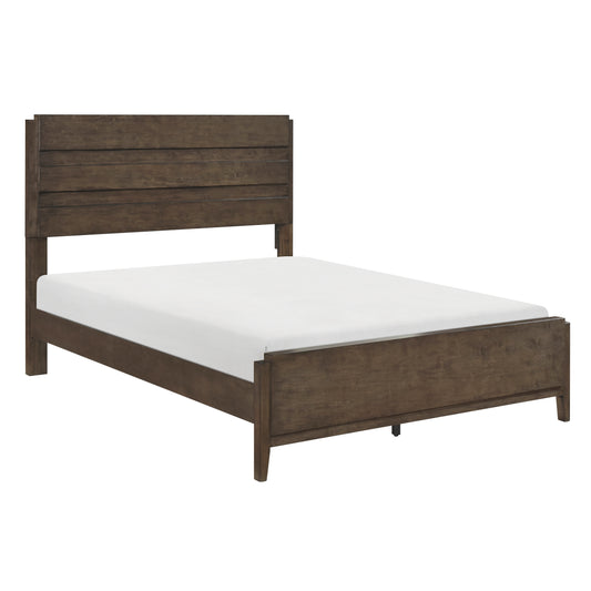 Emmet Queen Bed DARK WALNUT