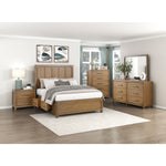 Charlotte Queen Bed LITE BROWN