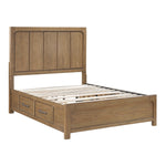 Charlotte Queen Bed LITE BROWN