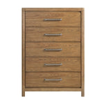 Charlotte 5 Drawer Chest LITE BROWN