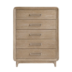 Wilshire 5 Drawer Chest NATURAL