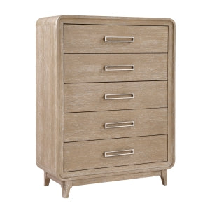 Wilshire 5 Drawer Chest NATURAL