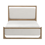 Riley Queen Bed W/LED LITE BROWN