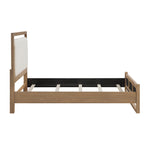 Riley Queen Bed W/LED LITE BROWN