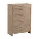 Riley 5 Drawer Chest LITE BROWN