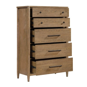 Sonoma 5 Drawer Chest BROWN