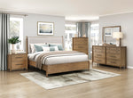 Sonoma Transforming Headboard Queen Platform Bed BROWN