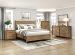 Sonoma Transforming Headboard Queen Platform Bed BROWN
