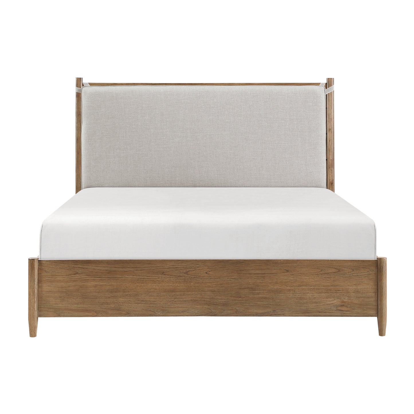 Sonoma Transforming Headboard Queen Platform Bed BROWN
