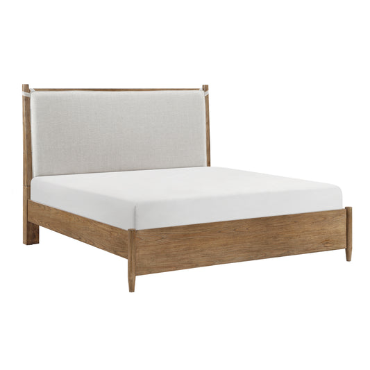 Sonoma Transforming Headboard Queen Platform Bed BROWN