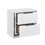 Lumin Night Stand W/LED - WHITE