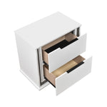 Lumin Night Stand W/LED - WHITE