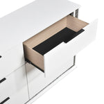 New Collection #2390 Dresser W/Led WHITE