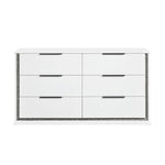 New Collection #2390 Dresser W/Led WHITE