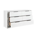 New Collection #2390 Dresser W/Led WHITE