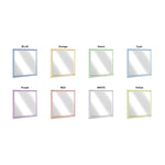 New Collection #2390 Dresser Mirror W/LED- WHITE