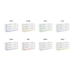 New Collection #2390 Dresser W/Led WHITE