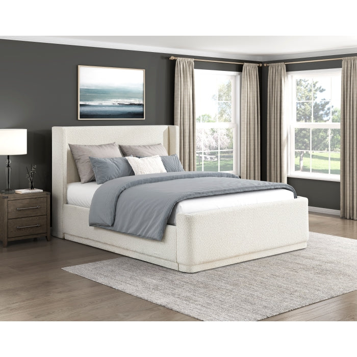 Carmel Queen Platform Bed BEIGE