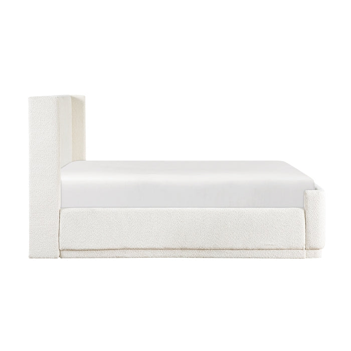 Carmel Queen Platform Bed BEIGE
