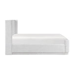 Carmel Queen Platform Bed LITE GREY