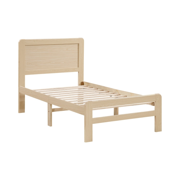 Carter Twin Platform Bed NATURAL