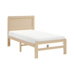 Carter Twin Platform Bed NATURAL