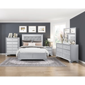 2434SV Dresser Mirrorm SILVER