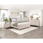 Queen Storage Platform Bed W/LED new collection no name