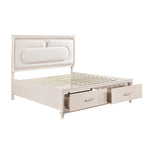 Queen Storage Platform Bed W/LED new collection no name