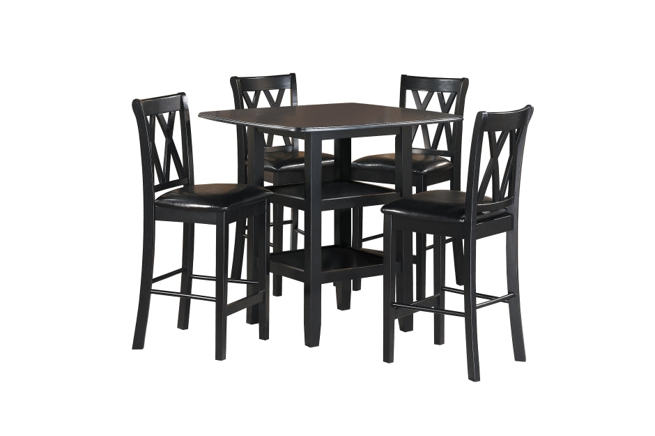 Norman 5pcs Counter Set SOLD IN SET ONLY- BLACK