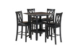 Norman 5pcs Counter Set SOLD IN SET ONLY- BLACK