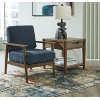 Bixler Showood Accent Chair NAVY