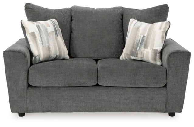 Stairatt Loveseat GRAVEL