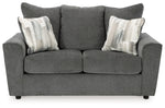 Stairatt Loveseat GRAVEL