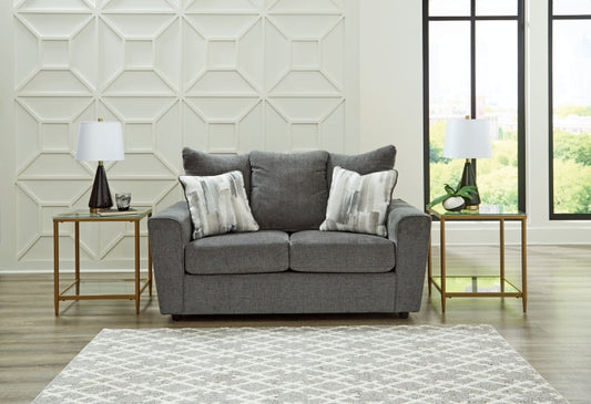 Stairatt Loveseat GRAVEL