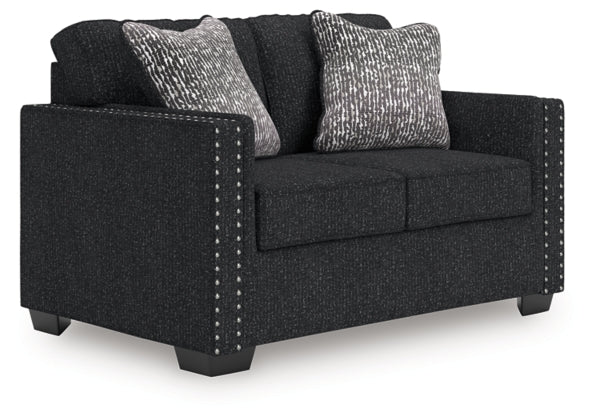 Jasmine Peaks Loveseat COAL