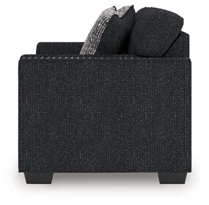 Jasmine Peaks Loveseat COAL