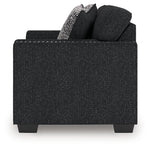 Jasmine Peaks Loveseat COAL